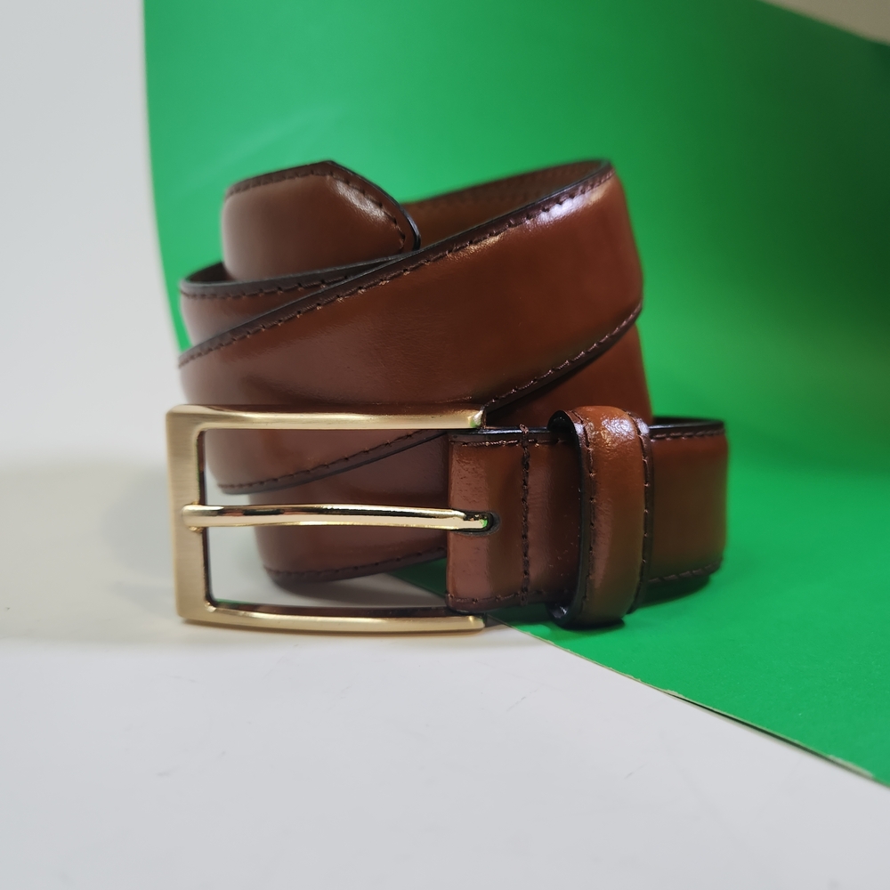 Jos. A. Bank Genuine Italian Leather Belt. Brown Mens.